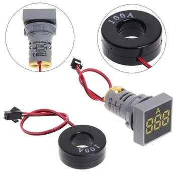 Aikštėje LED Skaitmeninis Ammeter AD101-22AMS Ammeter Mažas ir Subtilus Signalo Indikatorius Galingas Mini Stalo Srovės Testeris, Matuoklis