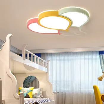 Ballon Mergina kambarys liustra, miegamojo, Vaikų, Vaikų kambario Lubų Liustra Deco nuotolinio valdymo šviestuvai