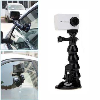 Pasukama 360 Automobilių siurbtukas Mount Nustatyti GoPro Hero 6/5 Xiaomi Yi AKASO EK5000 Veiksmų Sporto Fotoaparato GDeals