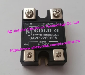 SAVP2260 AUKSO Autentiškas originalus SOLID STATE RELAY Kietojo įtampos reguliatorius, modulio 60A 220VAC 2-10VDC ARBA 4-20mA