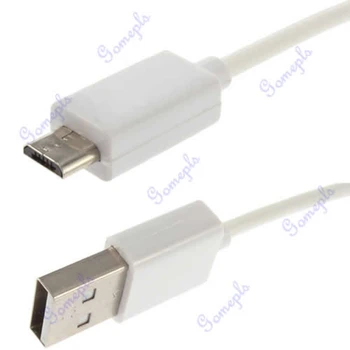 Nauja Balta Spirale Susukti USB Tipas A-B Micro Sinchronizuoti Duomenis Adapterio Kabelis, Kroviklis
