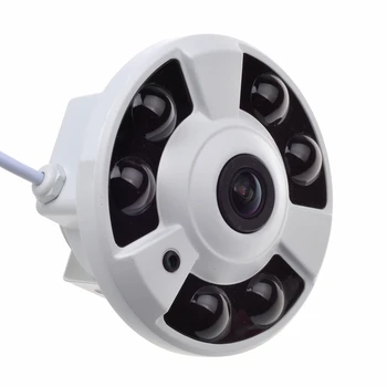 Vaizdo stebėjimo kamerų sistema Su 2vnt 180 Laipsnių IR 30M Atstumu, IP Tinklo Kamera, ONVIF P2P Vaizdo Stebėjimo Komplektas