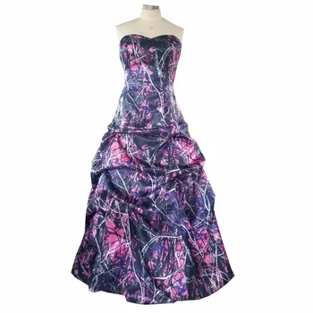 Juoda varčios purvinas mergina camo prom dresses 2019 vestido de festa longo kamufliažas vestuvės dress užsakymą padaryti nemokamas pristatymas