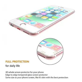 Grūdintas Stiklas ForiPhone 6 6S Plius 3D Touch Screen Protector, Aukštos raiškos 0.3 mm
