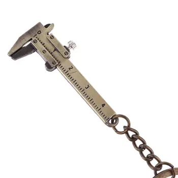 Nešiojamų Mini Vernier Suportas Priemonės, Įrankiai, Raktų Žiedas Cinko Lydinys Suportai Gabaritas Logaritminės Liniuotės Key Chain Medienos Apdirbimo Įrankius
