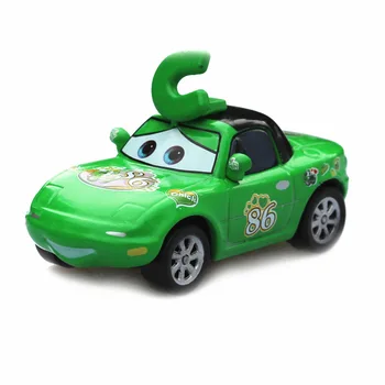 Disney Pixar Cars 2 3 Nr. 86 Jauniklį Hicks gerbėjai Metalo Diecast lydinio Žaislas Automobilio modelio, vaikams, dovanų 1:55 Prarasti visiškai Naujas Sandėlyje