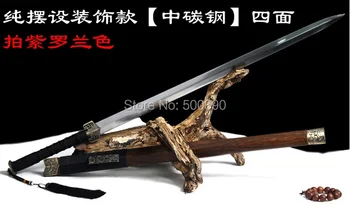 Full Tang Rankų darbo Kinijos Anglies Plieno Sharp (Kietos medienos) Kinija Kardas Han Jian