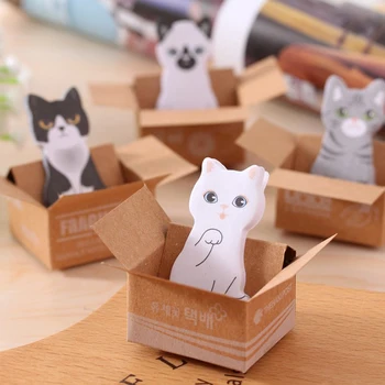 Funny Cat House Lipdukas Po Jį Žymą Pažymėti Skirtuką Memo Sticky Notes (Dydis: 4cm 2,5 cm)
