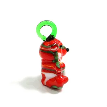 Kabo Murano Stiklo Lokys Figūrėlės Amatų Papuošalų Spalvinga Mini Mielas, Ryškus Animacinių Filmų Gyvūnų Kalėdų Dovanos Vaikams Namų Dekoro