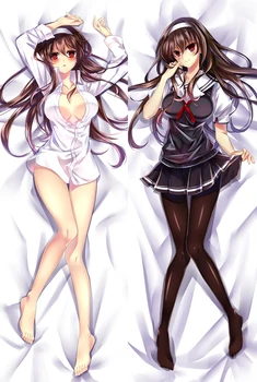 Anime Saenai Herojė nr. Sodatekata pobūdžio seksuali mergina Kasumigaoka Utaha Dakimakura mesti pagalvę padengti Kūno Hugging užvalkalas