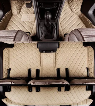 Geras kilimai! Custom specialių grindų kilimėliai Volkswagen Sharan 7 sėdimos vietos 2016 vandeniui kilimai Sharan 2018-2012,Nemokamas pristatymas