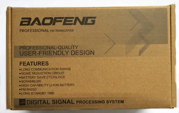 BaoFeng UV-5R VHF/UHF136-174Mhz&400-520Mhz Walkie Talkie +Automobilinis Įkroviklis+Baterijos Atveju Patogu Medžioklės Radijo Imtuvas Su Headfone
