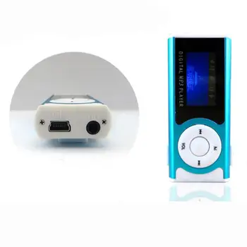 Nešiojamų Blizga Mini USB Įrašą LCD Ekranas, MP3, Media Player 