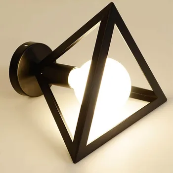 Lubų lempa modernus Mini Tapyba Metalo trikampis Kubo Lubų Šviesos Šviestuvas skirtas Prieškambario, Miegamojo, Virtuvės dekoratyvinės šviesos kambarys