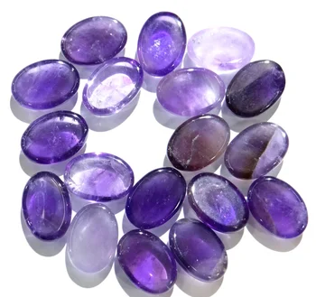 Nemokamas Pristatymas Mados Karšto Pardavimo Aukščiausios Kokybės Natūralių Violetinė Crystal Akmuo, Ovalo formos Cabochon 10x14mm Akmens Granulių 30pcs/daug