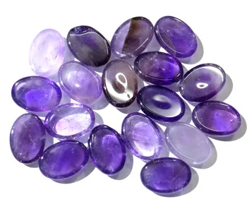 Nemokamas Pristatymas Mados Karšto Pardavimo Aukščiausios Kokybės Natūralių Violetinė Crystal Akmuo, Ovalo formos Cabochon 10x14mm Akmens Granulių 30pcs/daug