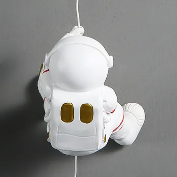Šiaurės Naujų 3D Laipiojimo Astronautas Kosmose Vyras Kabantys Sienų Apdaila