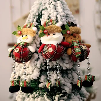 1 vnt Kalėdos, Kalėdų Senelis, senis besmegenis Elnias su Duobute Karolius, Kalėdų Eglučių Papuošalai 