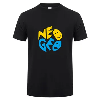 Vasaros Neo Geo MVS Marškinėliai Topai Trumpas Rankovės Medvilnės Žmogus, Neo-Geo T-shirt Mans 