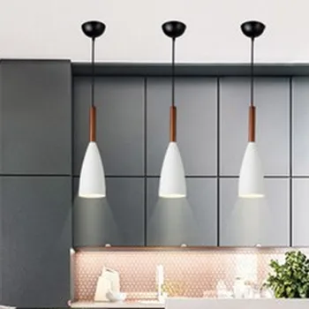 Šiuolaikinio stiliaus kambarį miegamasis minimalistinio restoranas pakabukas šviesos Šiaurės drabužių apdaila stiklo rutulį pakabukas lempa