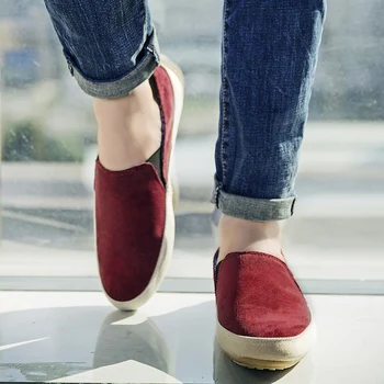 EMOSEWA Vyrų batai 2020 m. pavasarį vyrų drobė batai butas atsitiktinis batų nėrinių patogus, kvėpuojantis batai vyras butai dydis 39 - 44