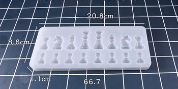 NAUJAS Silikono Formos Tarptautinės Šachmatų Dervos, Silikono Formų rankų darbo įrankis 