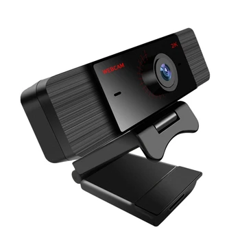 Kamera 2K 1080P Kamera Turi įmontuotą Dvejopo Mikrofonai PC USB Plug-And-Play 
