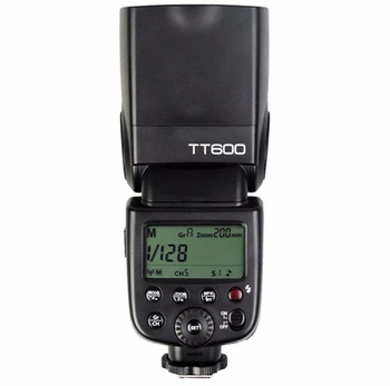 GODOX TT600 GN60 2.4 g Bevielio HSS Flash Speedlite Paramą X sistema suaktyvina Canon Nikon 