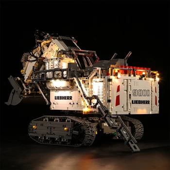 Šviesos Nustatyti įrangos pardavimas, biuro įrangos Liebherr R 9800 Ekskavatorių Blokai Modelio Led Šviesos rinkinys 42100(NE LEGO Rinkinys)