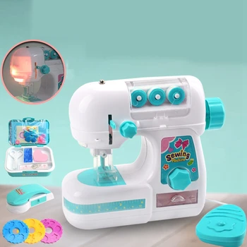 Vaikų Modeliavimas Siuvimo Mašina Žaislo Mini Mokymosi Žaislų Dizainas Drabužių, Žaislų Mergina Kūrybos Dovana