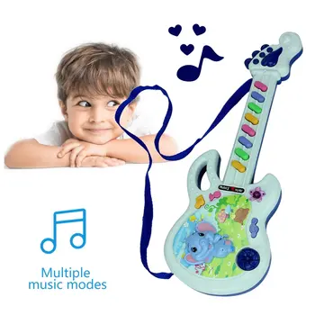 OCDAY Elektrinė Gitara Žaisliniai Muzikos Žaisti Vaikas, Berniukas, Mergaitė Bamblys Mokymosi Raidos Elektronų Žaislas Anksti Švietimo Žaislas Geriausių Dovanų