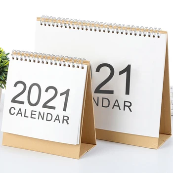 Stalinis Kalendorius 2021 Paprastas Dizainas 360° Vartyti Stalo Kalendorius Rugsėjis. 2020 - Dec. 2021 Kūrybos Kalendorius, Užrašinė