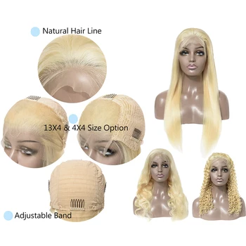 613 Kūno Banga 13x4 Nėriniai Priekiniai Žmogaus Plaukų Peruką Už juodaodžių Moterų Brazilijos Plaukų Prieš Nupeštos Nėriniai Priekiniai Perukas