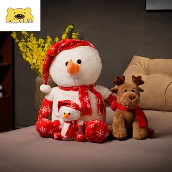 Mielas Sniego Briedžių Lėlės Kalėdų Pliušinis Žaislas Festivalis Apdailos Ragdoll Kalėdų Dovanų Šalis Kalėdų Dovana Vaikas Naujųjų metų dovana