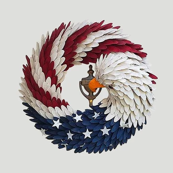 15Inch American Eagle Vainikas Tėvynės Vainikas 