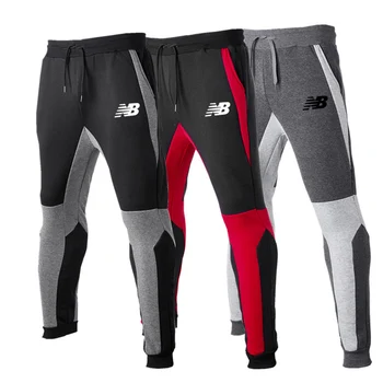 2020 Atsitiktinis Skinny Pants Mens Jogger Sweatpants Fitneso Treniruotės Prekės Kelio Kelnes Naujos Rudens Vyrų Mados Kelnės