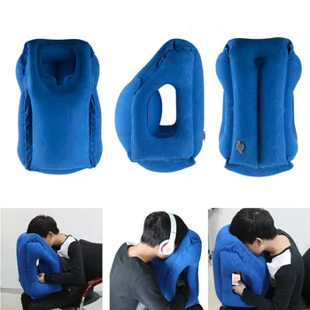 Kelionės pagalvės Pripučiamos oro pagalvės minkštos pagalvėlės kelionę nešiojamų gaminiai kūno nugaros atrama Sulankstoma smūgis kaklo pagalvė 30