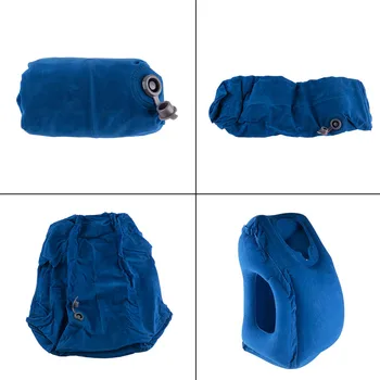 Kelionės pagalvės Pripučiamos oro pagalvės minkštos pagalvėlės kelionę nešiojamų gaminiai kūno nugaros atrama Sulankstoma smūgis kaklo pagalvė 30