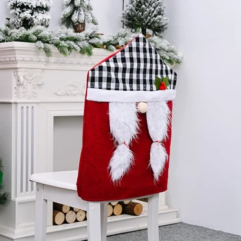 Kėdė Padengti Valgomasis Sėdynės Padengti Anti-Dirty House Apdailos Kalėdų Šalis Dekoro Naujųjų Metų Šalies Prekių