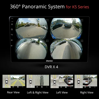 10.1 Colių Ownice K1 K2 K3 K5 K6 Android 9.0 Automobilių Media Player Stereo Pakeisti Hyundai Elantra 2017 2018 4G DSP 360 Panorama