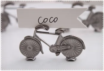 Nemokamas pristatymas naujos vestuvių reikmenys vestuvių stalo kortelės sėdynės kortelės metalo dviračių lentelės įrašą