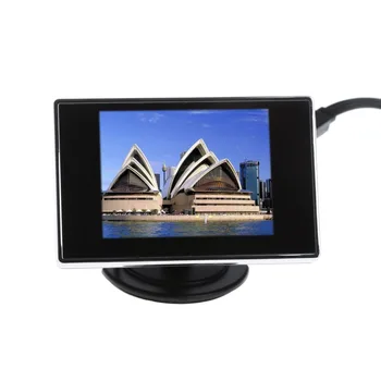 Aukštos Kokybės 3.5 colio TFT LCD Spalvotas Ekranas Auto Automobilis Monitoriaus Ekranas DVD VCD Automobilių Galinio vaizdo Atsargine Kamera