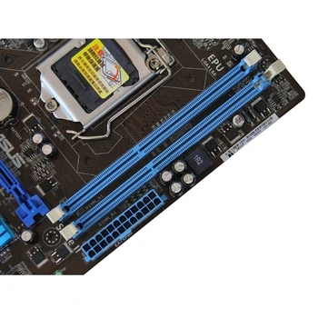 Intel H61 ASUS P8H61-M LX pagrindinė plokštė DDR3 16GB Lizdas LGA 1155 Darbalaukio Mainboard uATX Systemboard VGA, USB2.0 SATA II Panaudota