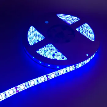 5M 5050 60 LED/M, SMD LED Juostelė šviesos 12V RGB 5050 Lanksti Led šviesos