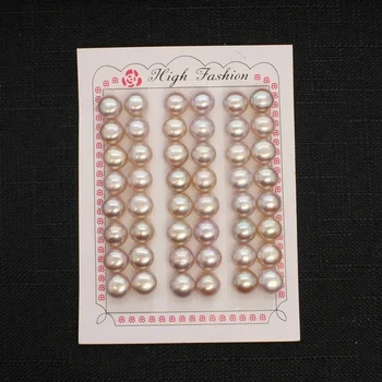 48pcs / Valdybos Natūralių Gėlavandenių Perlų 10-10.5 mm Duonos Rutuliukai Moterų Papuošalai Priėmimo 
