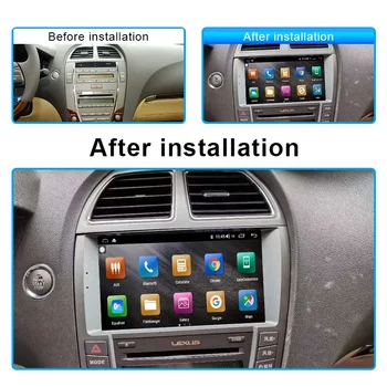 6+128G Už Lexus ES 2006-2012 Android 10.0 Automobilio Multimedijos Grotuvas Automobilių GPS Navigacijos Auto Stereo Radijo magnetofonas Galvos Vienetas