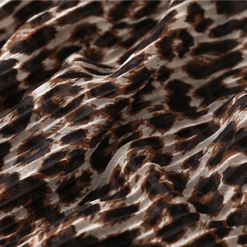 Dizainas Leopardas Spausdinti Moterų Skara Medvilnės Hijab Skarelės Didelis Vingiuoti Rudens Skara Apsiaustas Mados Madinga Tassle Neckerchief Tippet