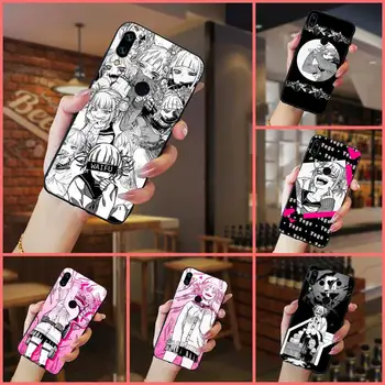 Anime mergina Himiko Toga Mielas animacinių filmų Telefoną Atveju Xiaomi Redmi pastaba 7 8 9 t k30 max3 9 s 10 pro lite