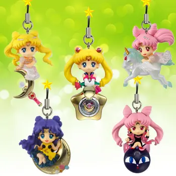 Šmėžavimas Dolly Sailor Moon Mielas Versija Veiksmų Skaičius, keychains 5vnt/set