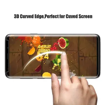 6D Visišką Stiklo plėvelė SAMSUNG Galaxy Note 8 9 S6 S7 Krašto S8 S9 Grūdintas Stiklas S8 S9 PLUS S8+ S9+ Screen Protector